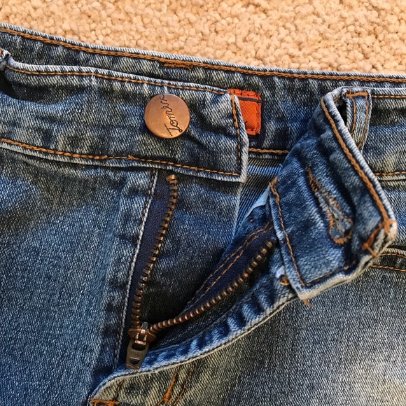 TMX Denim Mini Skirt Size M Blue - Picture 7 of 9